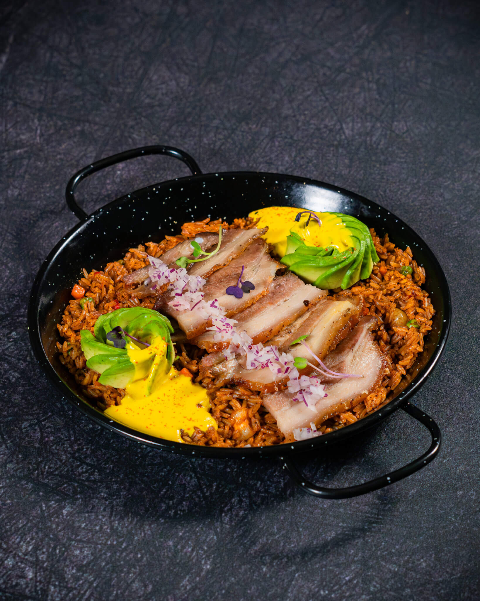 arroz criollo con panceta