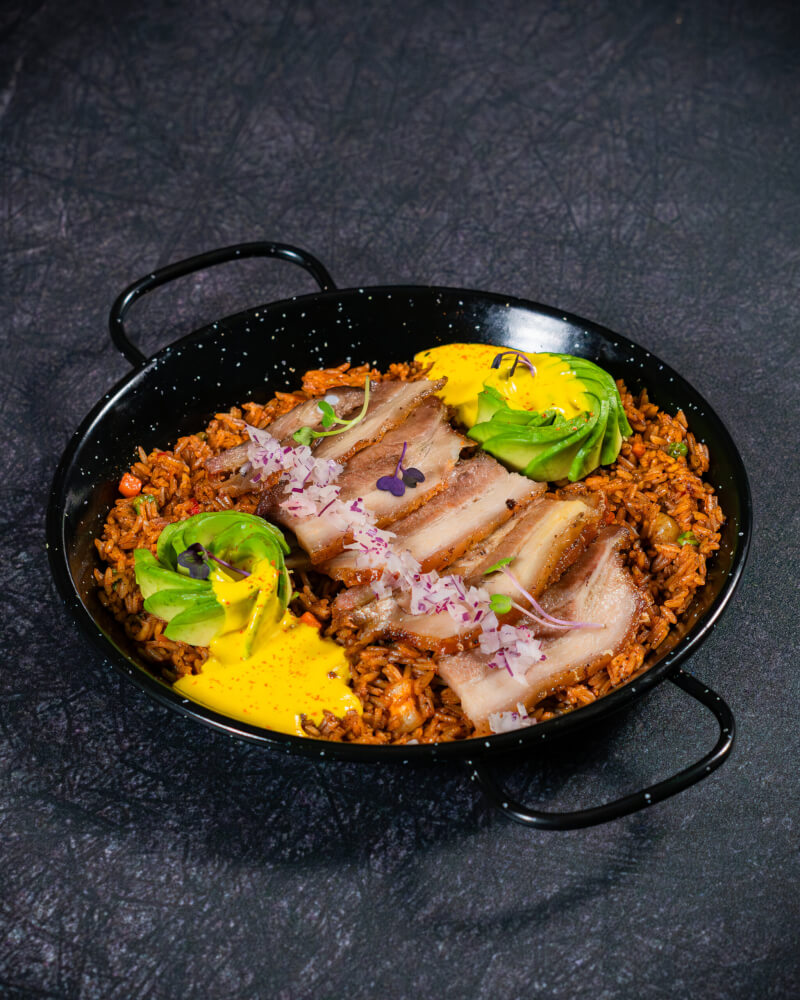 arroz criollo con panceta